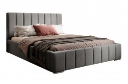 Łóżko tapicerowane z...