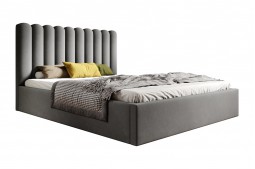 Łóżko tapicerowane z...