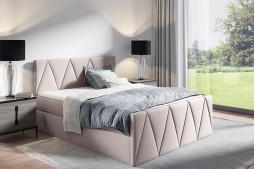 Łóżko kontynentalne z dwoma...