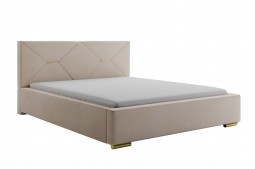 Łóżko tapicerowane z...