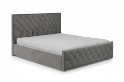 Łóżko tapicerowane z...