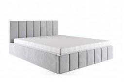 Łóżko tapicerowane z...