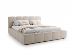 Łóżko tapicerowane z...