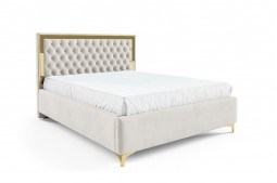 Łóżko tapicerowane z...