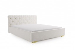 Łóżko tapicerowane z...