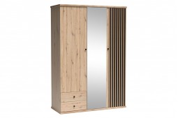 Duża szafa z lamelami CALI C23