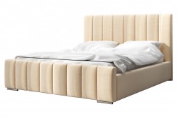 Łóżko tapicerowane z...