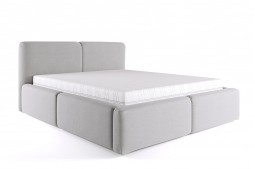 Łóżko w nowoczesnym stylu z...