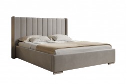 Łóżko tapicerowane z...