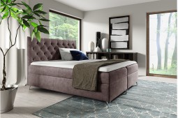 Duże łóżko kontynentalne w...