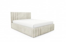 Łóżko tapicerowane z...