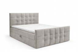 Łóżko kontynentalne z...