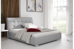 Łóżko tapicerowane z...