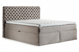 Łóżko kontynentalne z...